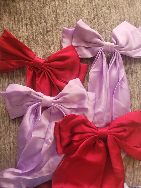 Bow hair clips