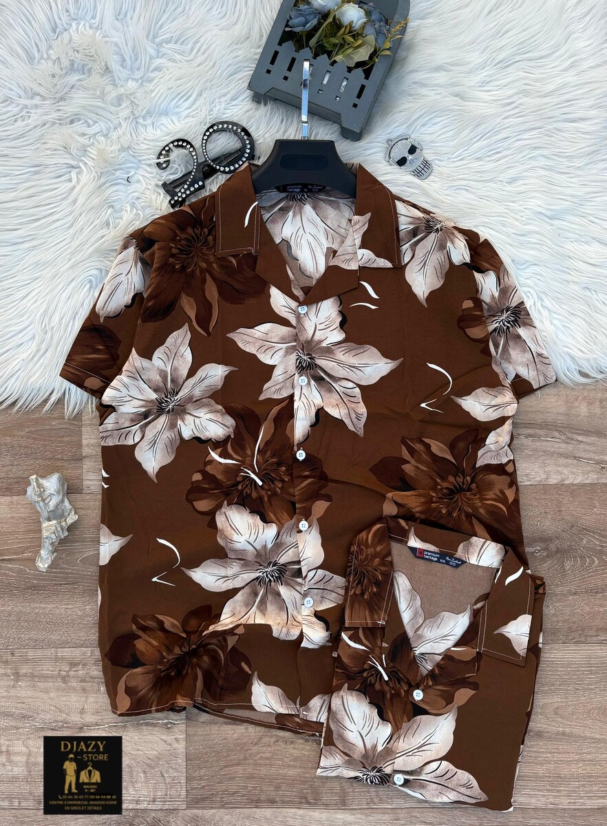 Chemises Hawaiiennes à Fleurs