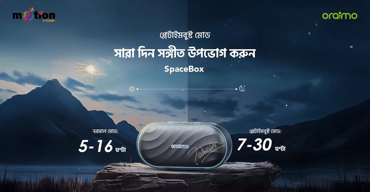 Oraimo SpaceBox OBS-382 - Enceinte bluetooth multimédia port