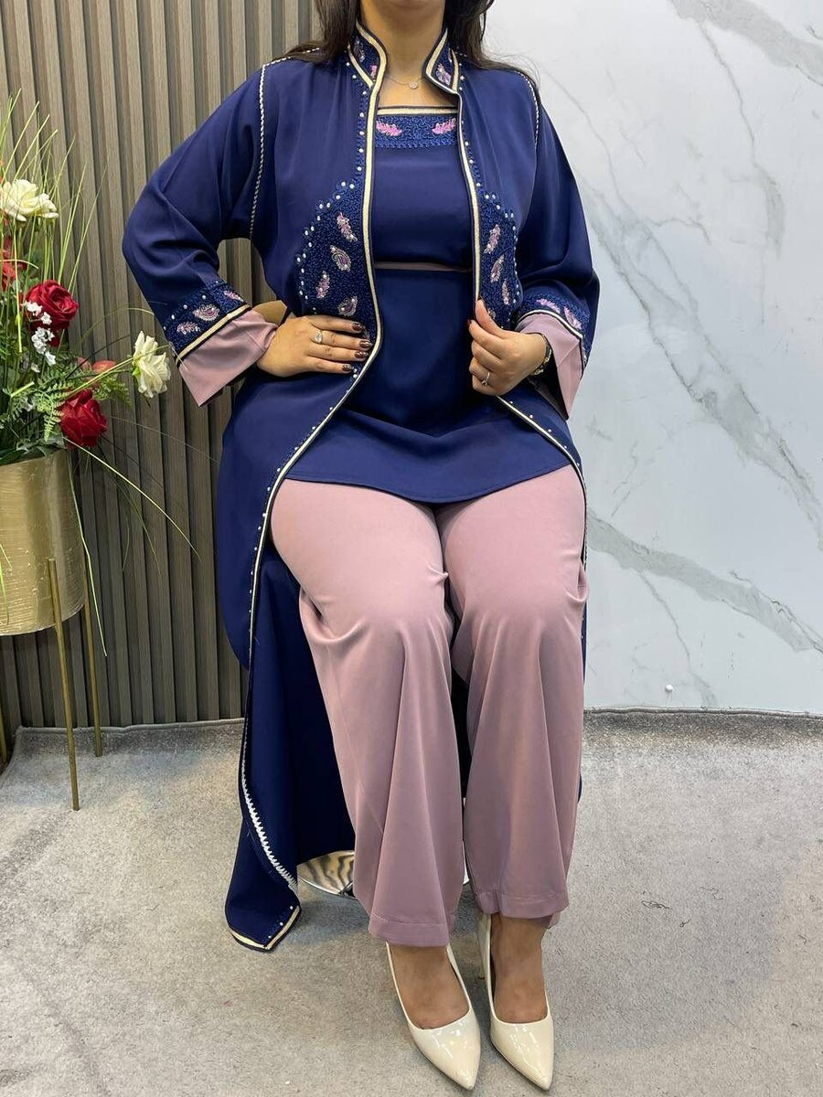 Boubou marocain avec pantalon