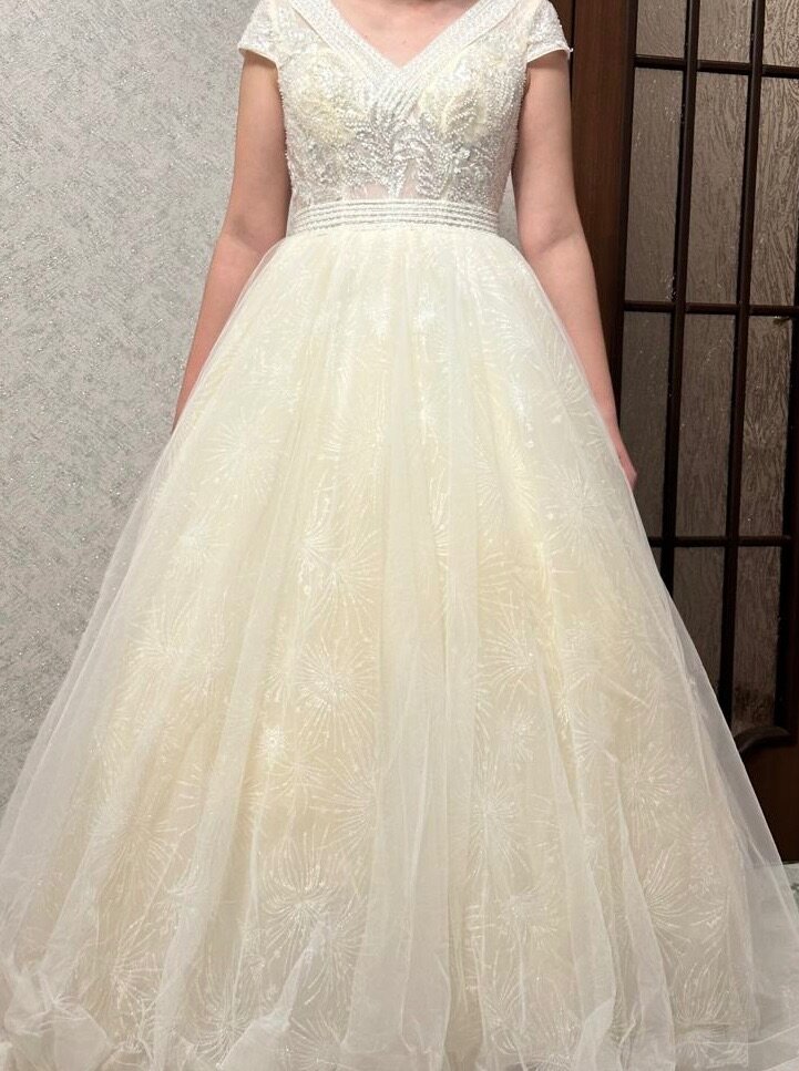 шикарное свадебное платье