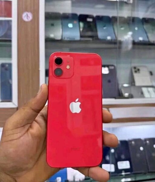 Smartphone élégant Apple - Rouge et Blanc