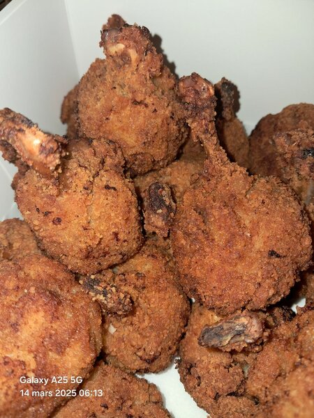 10 Ailerons de poulet panés