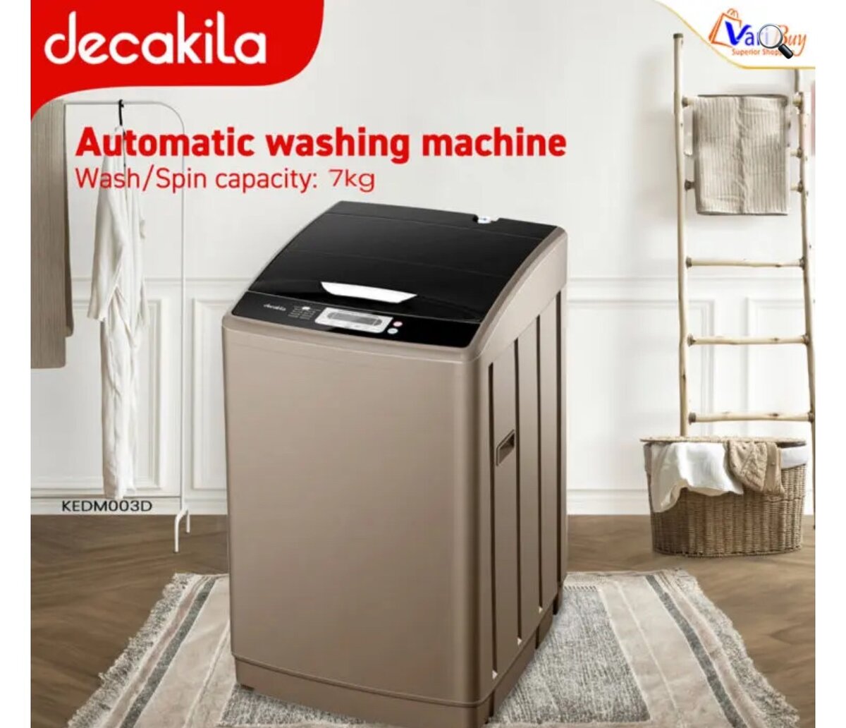 Wash/Spin capacity: 7kg Input