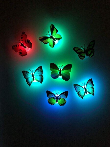 Papillons LED décoratifs