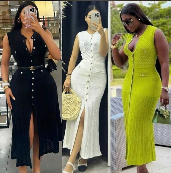 Cotton straight dress