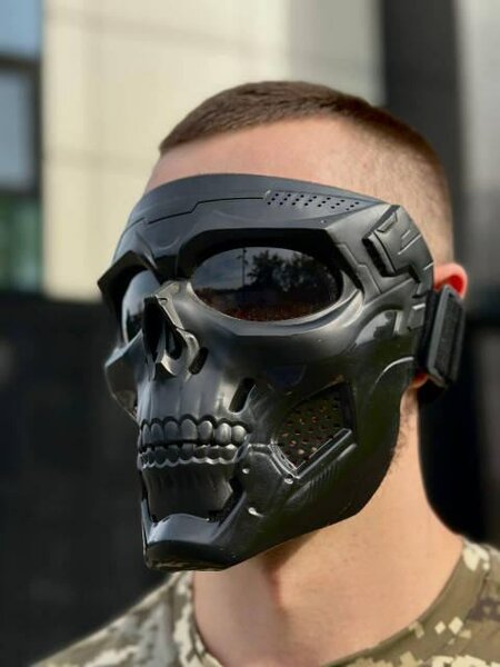 Motard & Biker Goggles Death Mask