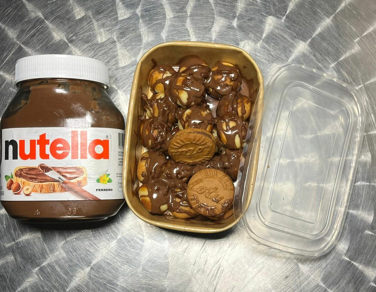 Boule de neige au nutella