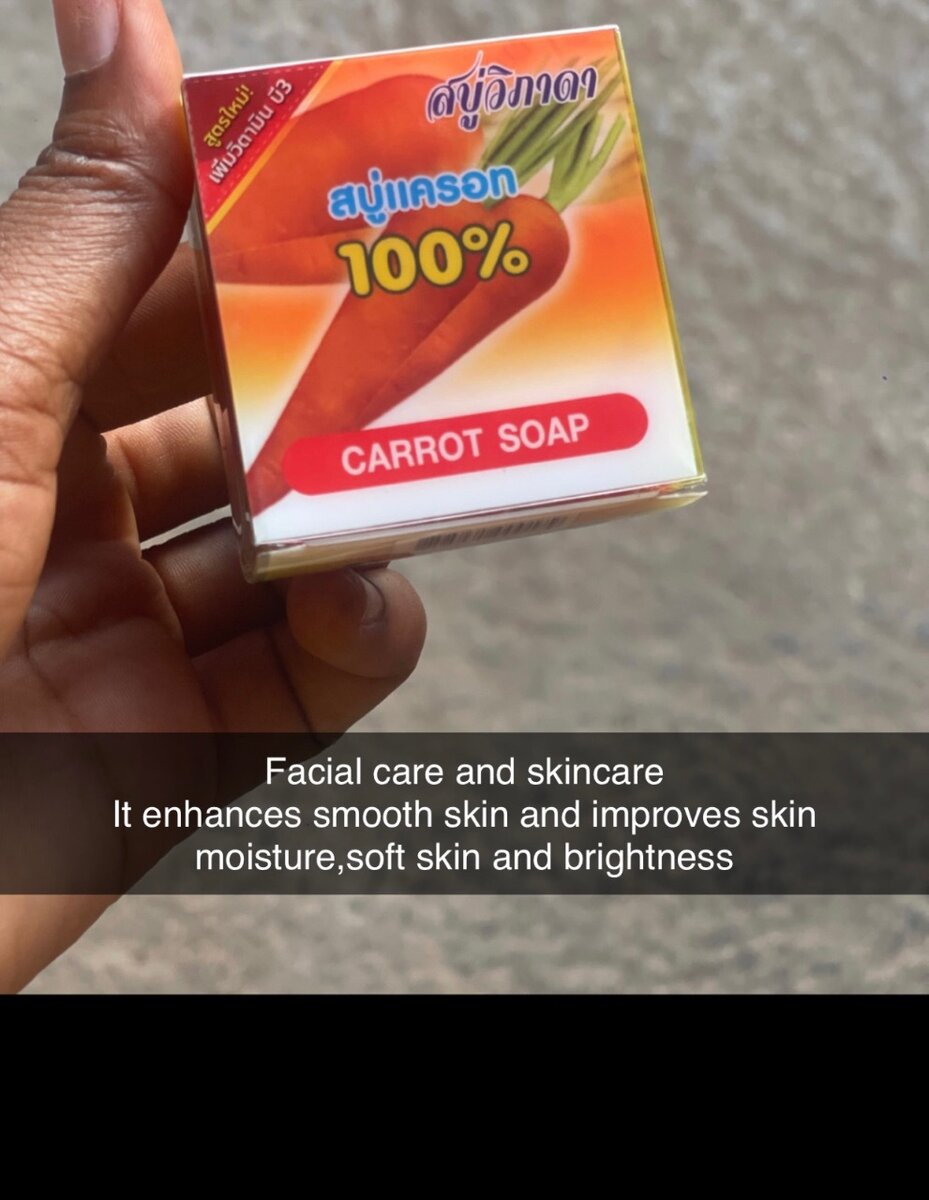 Carrot soap
