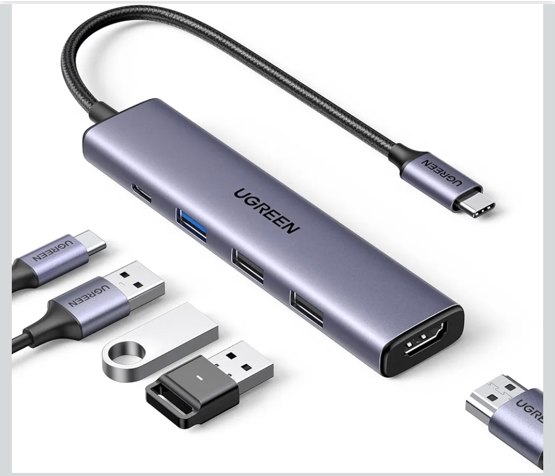 UGREEN Hub USB-C 5-en-1