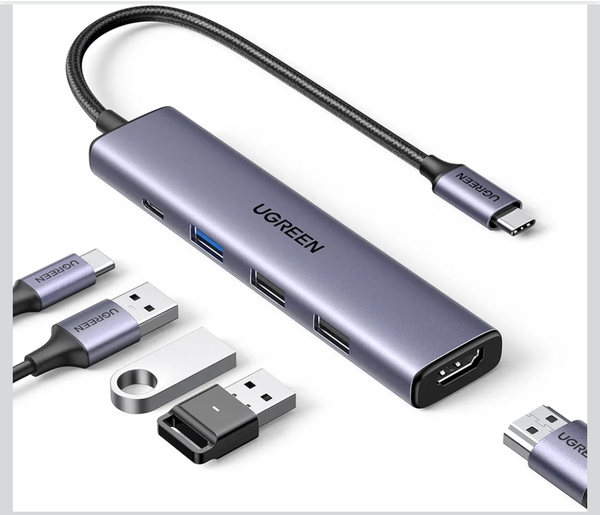 UGREEN Hub USB-C 5-en-1