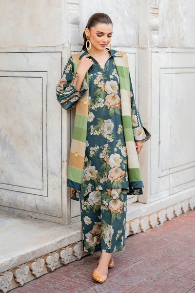 3pc printed Khadar