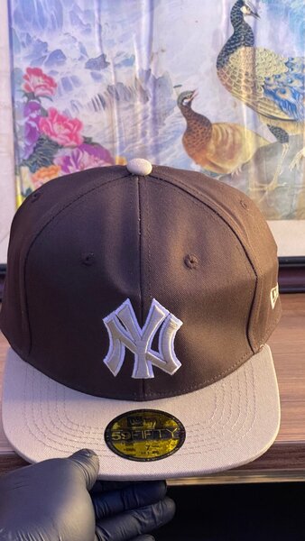 Casquette Snapback Marron Beige