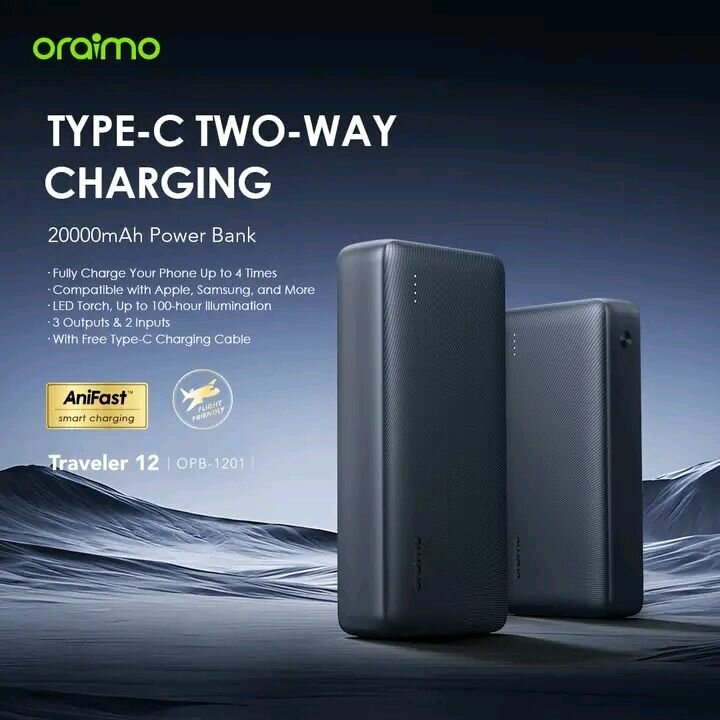 Batterie externe 20000mAh Oraimo