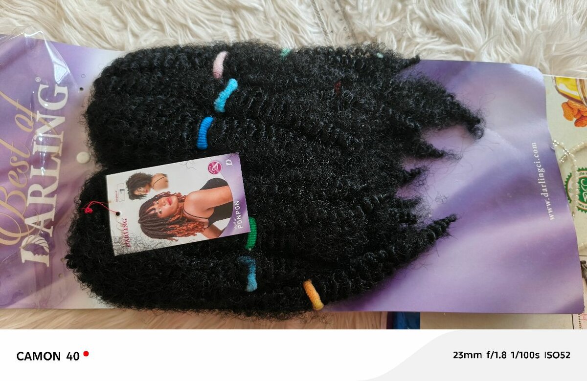 Tresses synthétiques lisses et bouclées