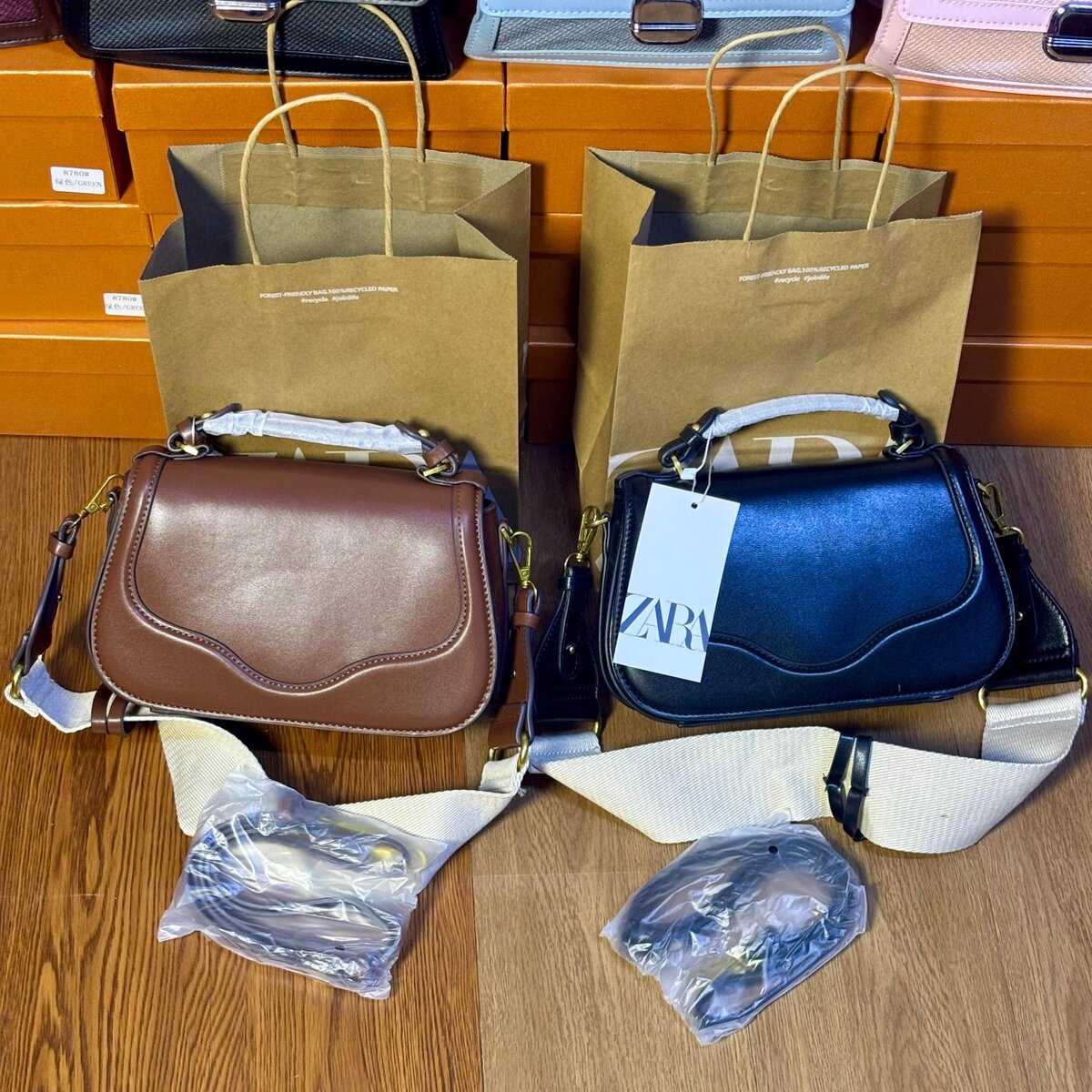 Sac bandoulière élégant Zara