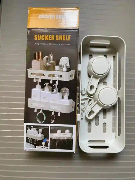 Étagère murale à ventouse
