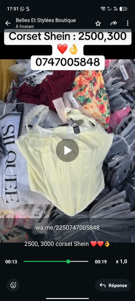 Corset élégant floral