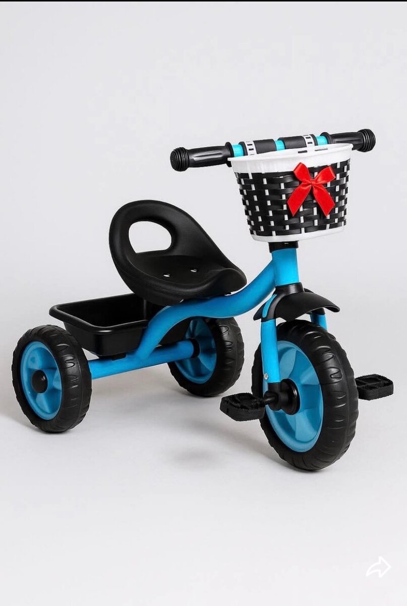 Tricycle enfant bleu solide
