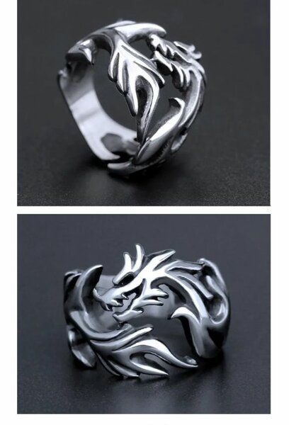 Bague Argent Homme Style Unique