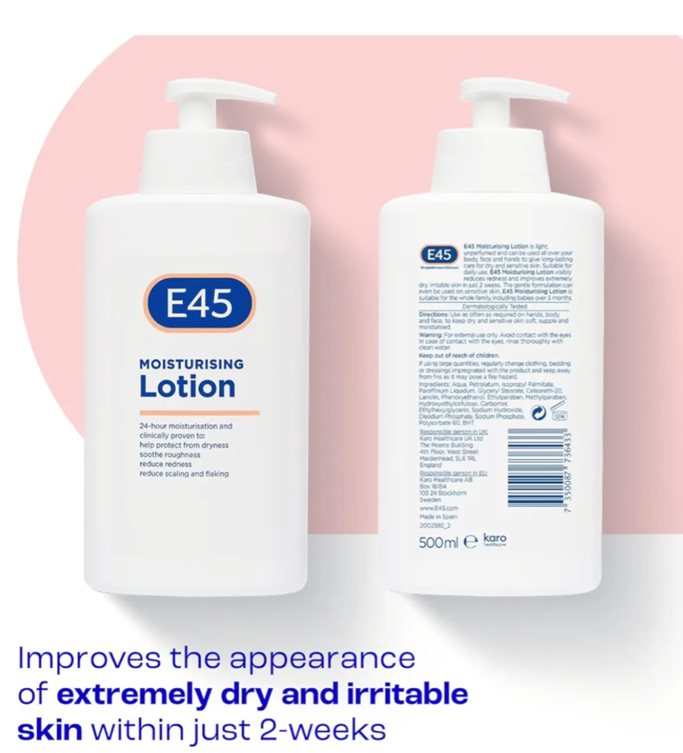 E45 body lotion