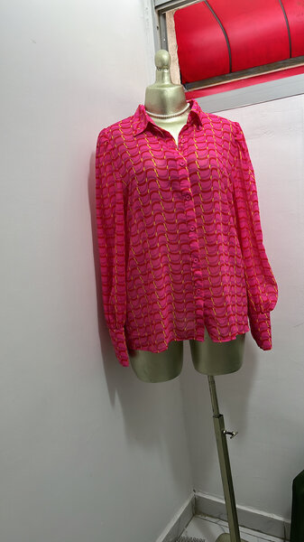 Chemisier rose élégant