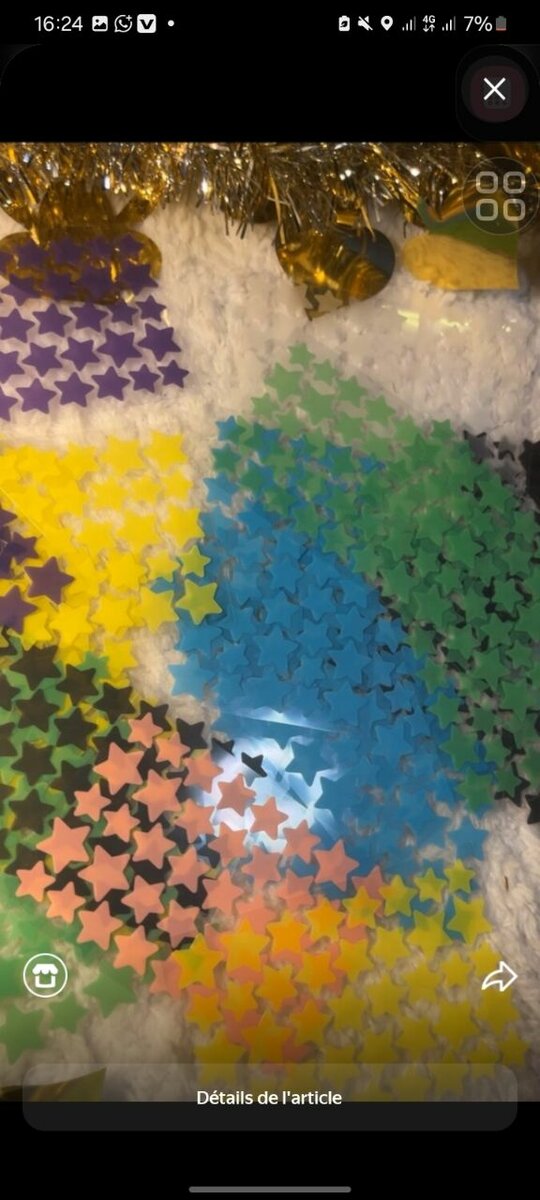 Stickers autocollants étoiles