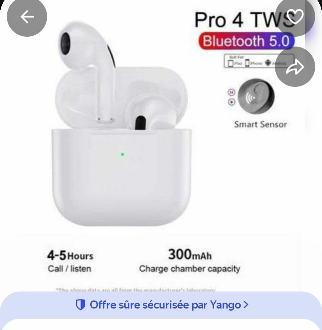 Écouteurs Bluetooth TWS Pro
