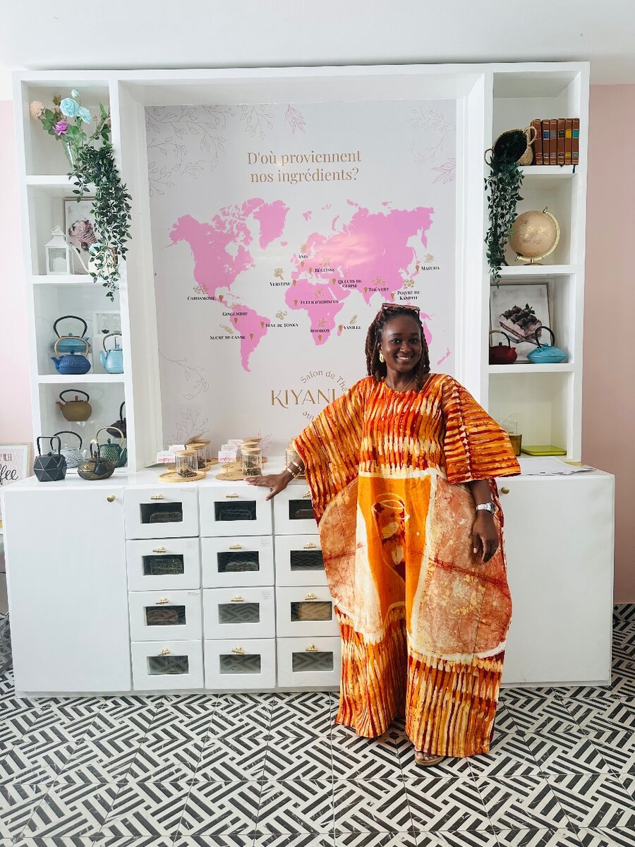 Vibrant African Kaftan Dress