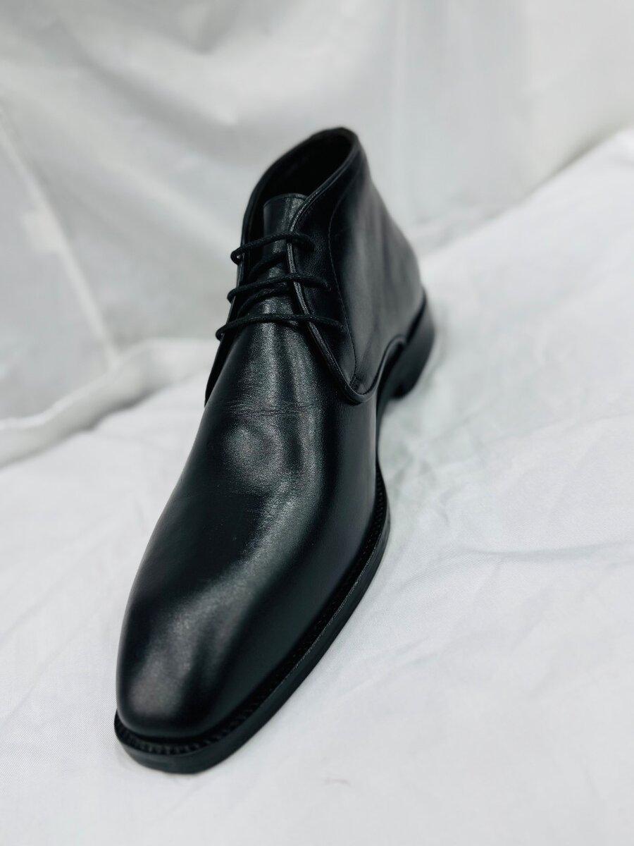 Bottines Chics en Cuir Noir