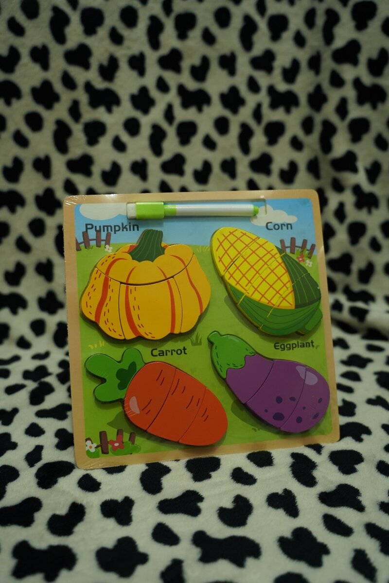 Деревяный пазл+доска