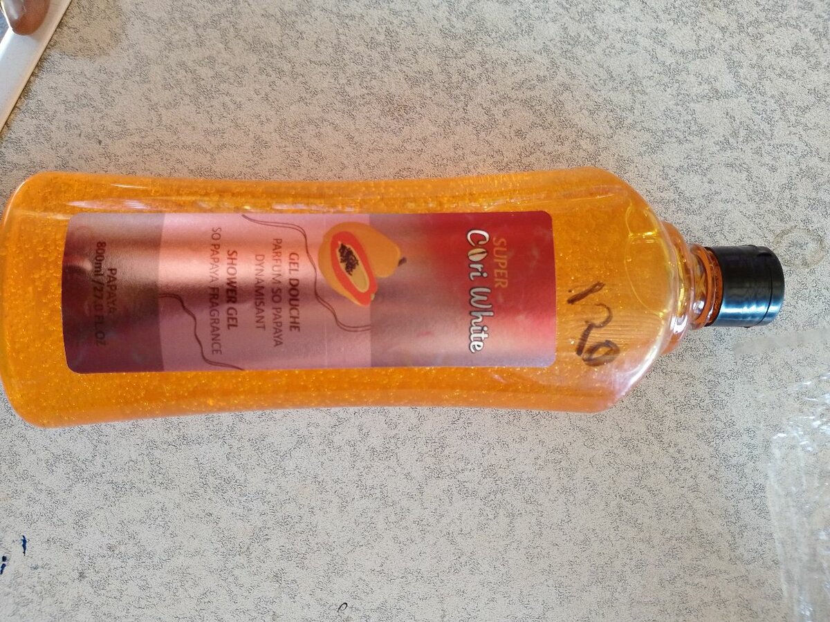 Super cori white shower gel