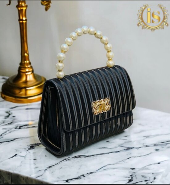 Sac à main perles chic