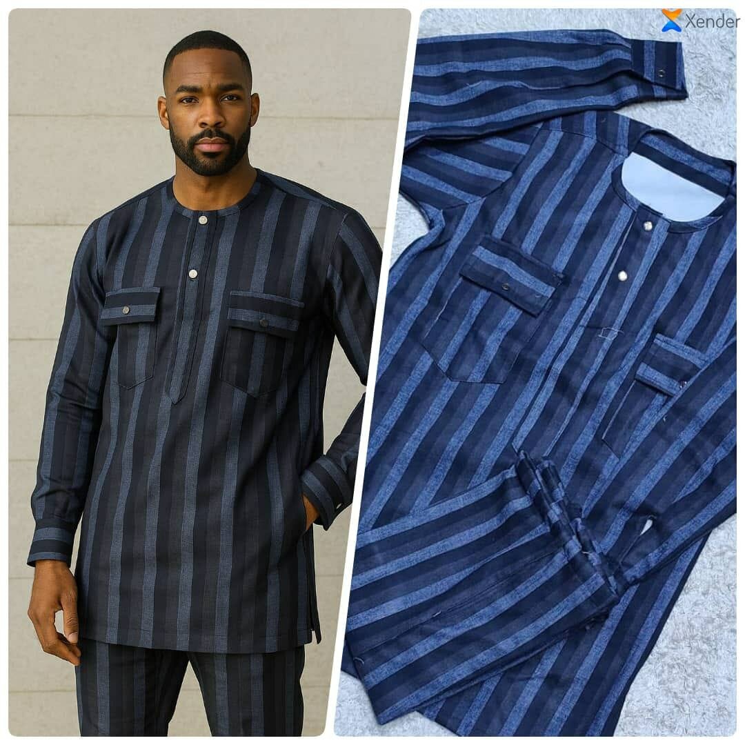 Boubou Africain Élégant Homme