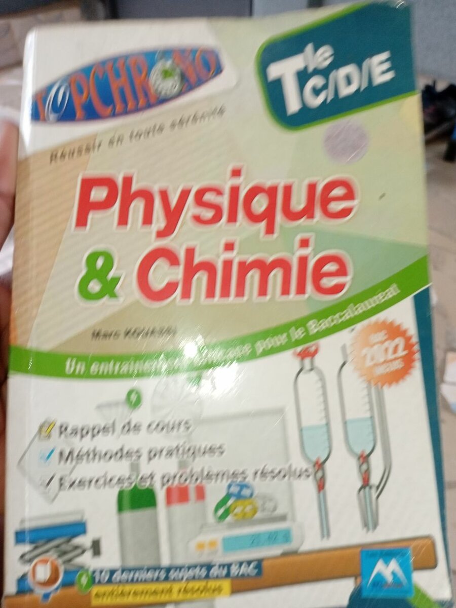Manuel Physique & Chimie Bac