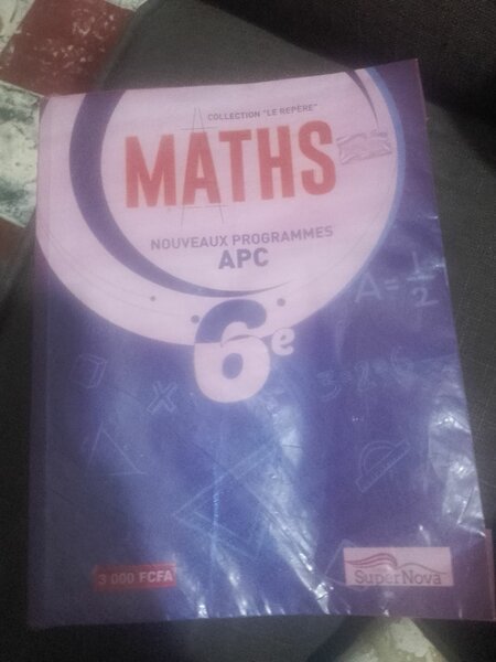 Livre de Mathématiques 6e APC