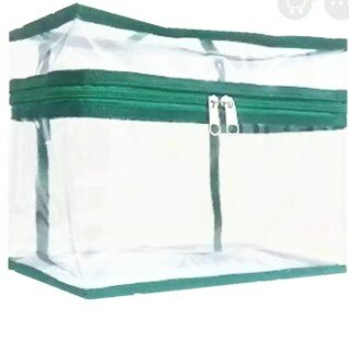 CUSTOMIZE Pack Of 2 cosmetic box 8X5X5 INCH Makeup Storage Bag | Makeup Brushes Bag & Toiletries Organizers with Full of Storage | Cosmetic Brush Kit | Make Up Bags Pouch with Zipper for Travelling | Multipurpose Traveling Cosmetic Bags for Women