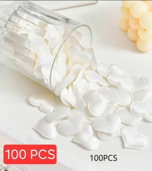 Confettis en forme de cœur 100 pcs