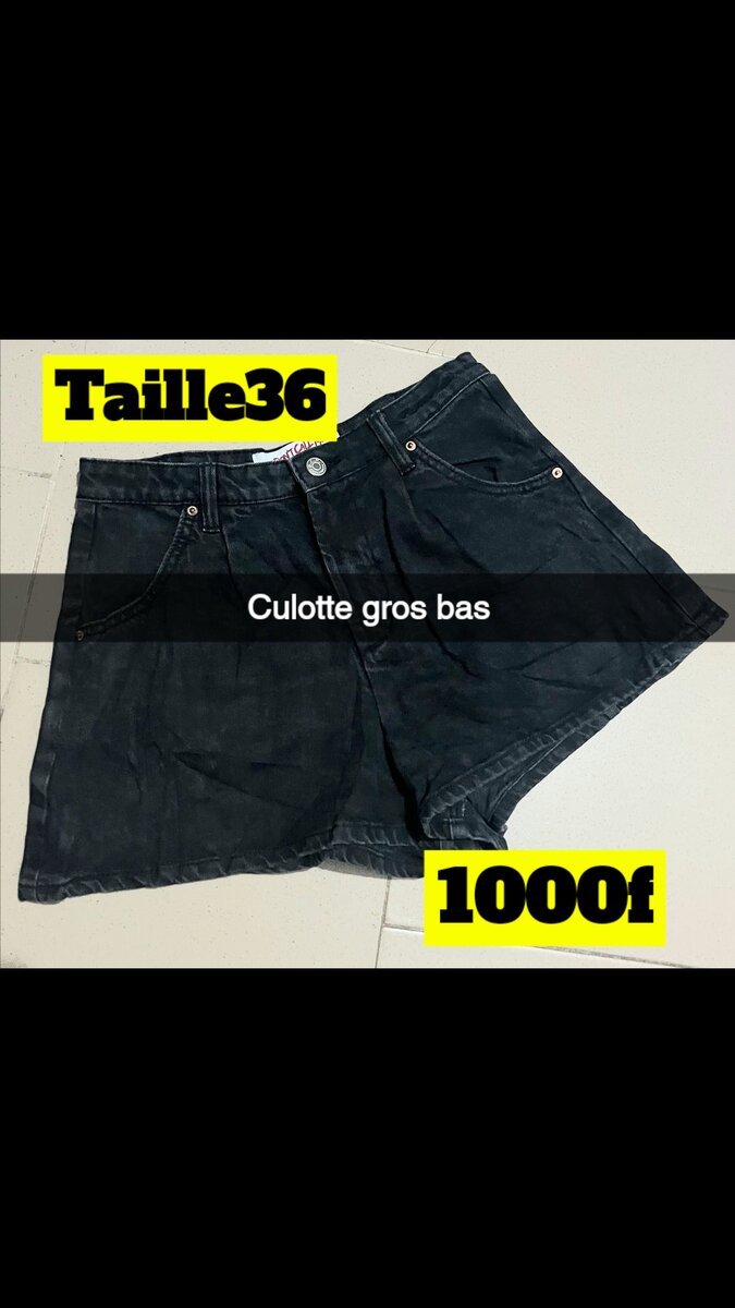 Culotte jean