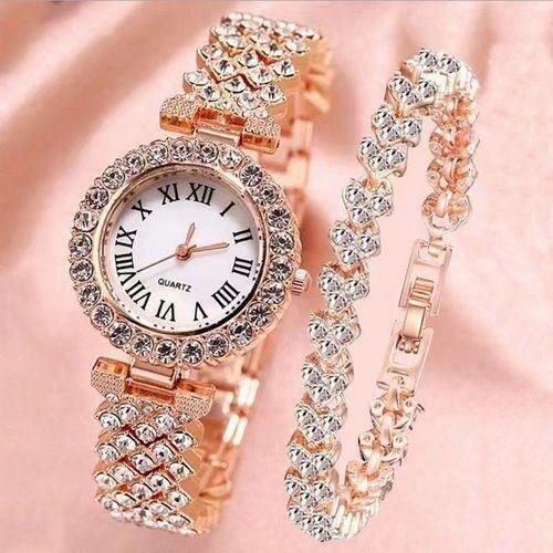 Montre quartz élégante femme