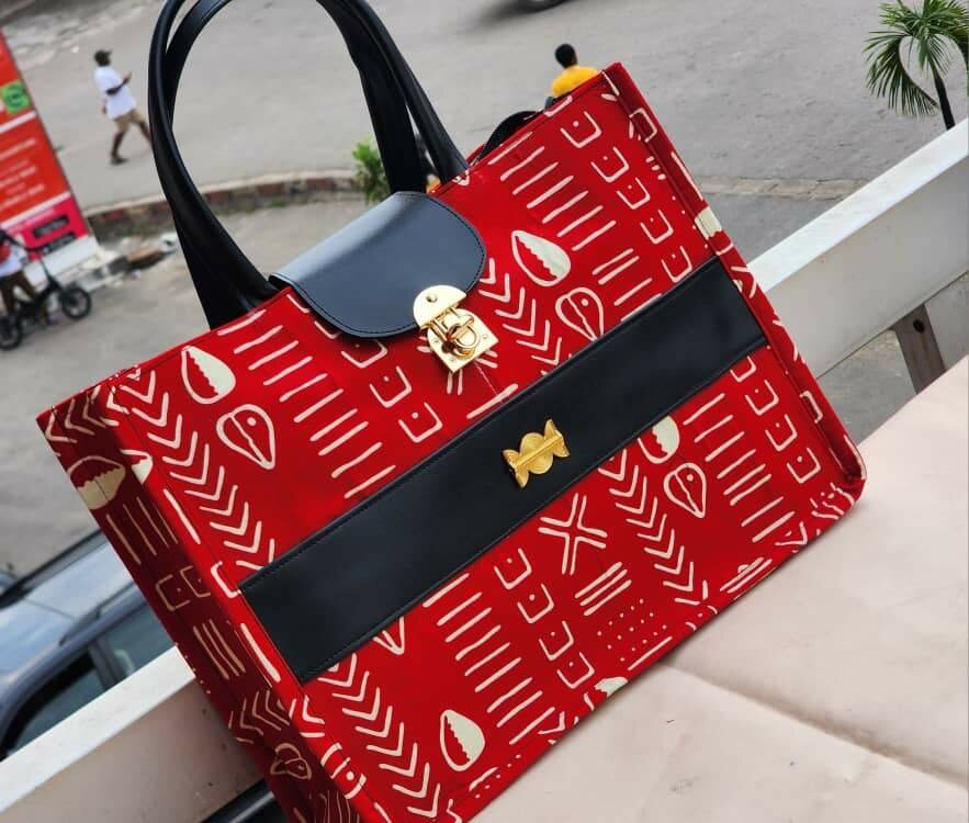 Sac à main coloré en tissu