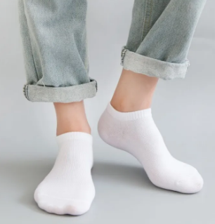  Unisex Socks white 