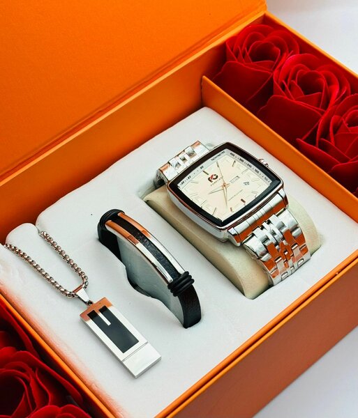 Coffret montre et bijoux homme
