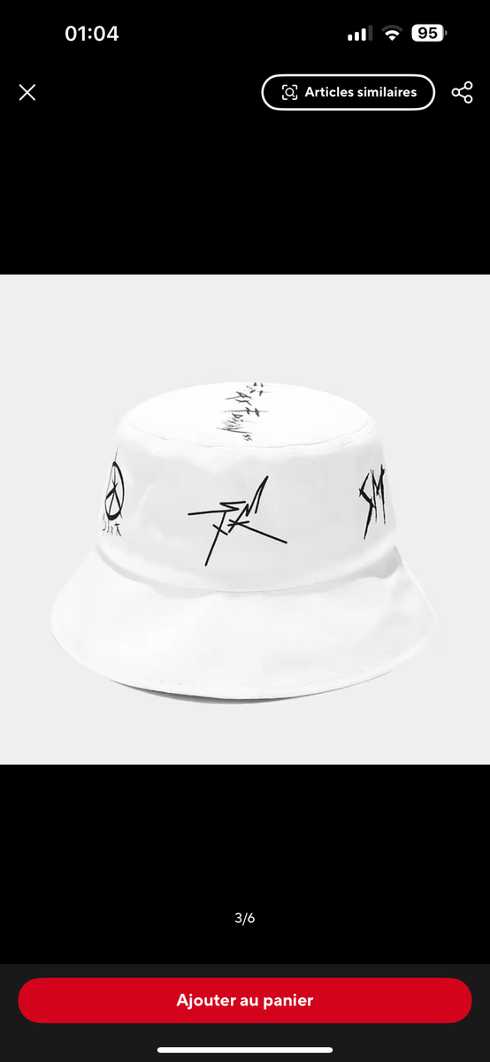 Chapeau bob réversible tendance