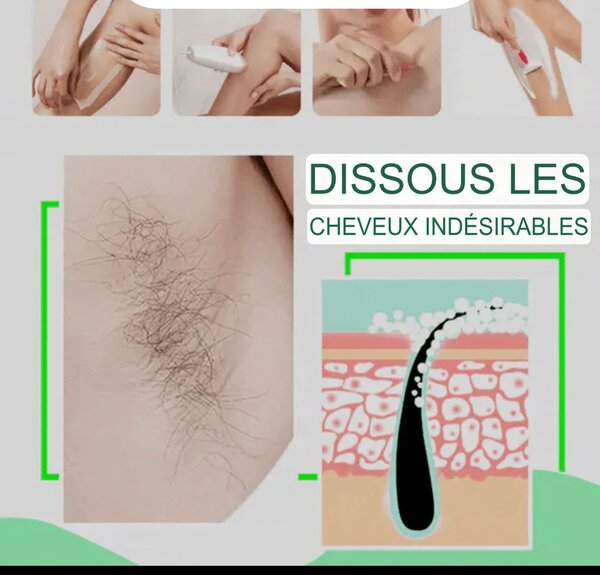 Mousse dépilatoire
