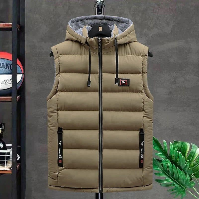 Men's hooded vest