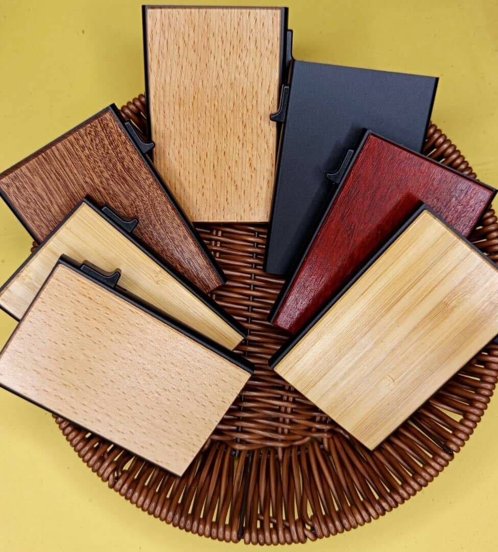 Porte carte pro boisé