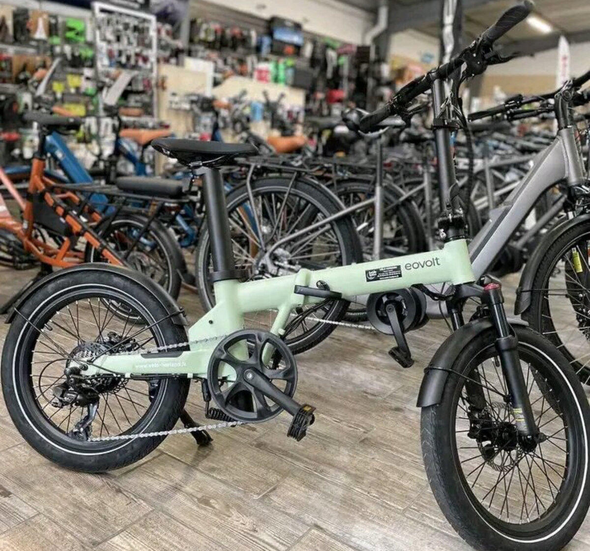 Vélo électrique pliant eovolt