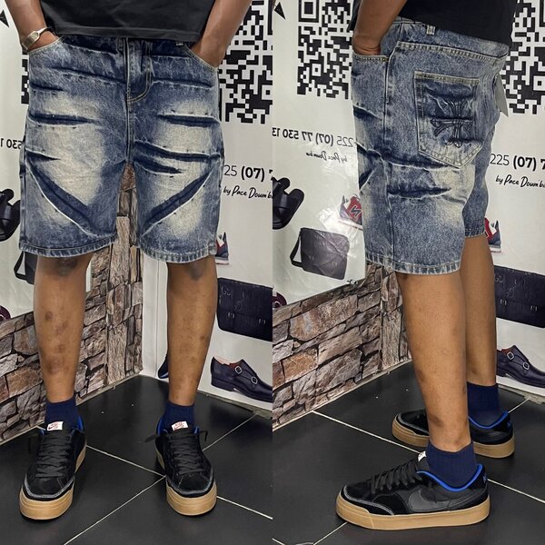 Bermudas en denim stylées