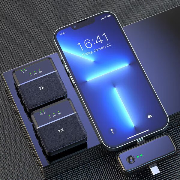 SX31 Wireless Microphone Type-C - Dual Mic Set for Karaoke,